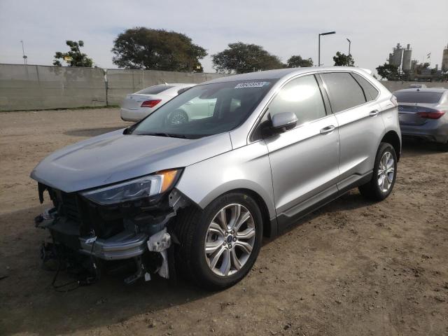 Salvage cars for sale from Copart San Diego, CA: 2022 Ford Edge Titanium