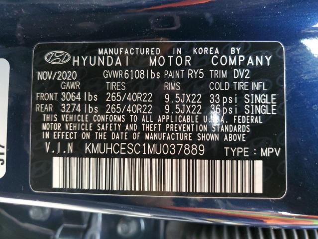 2021 GENESIS GV80 BASE KMUHCESC1MU037889