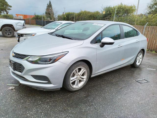 Salvage cars for sale from Copart San Martin, CA: 2016 Chevrolet Cruze LT