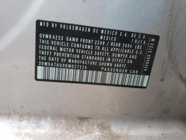 2016 VOLKSWAGEN GTI S/SE - 3VW547AU0GM027224