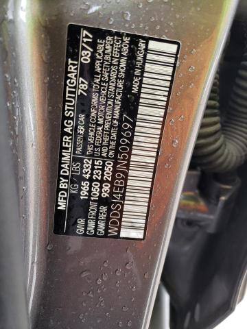 WDDSJ4EB9JN509697 Mercedes-Benz CLA 250