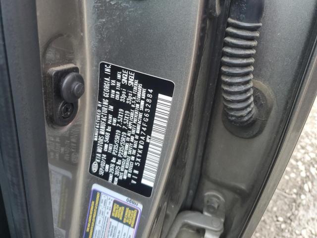 5XYKWDA74FG632884 KIA SORENTO SX