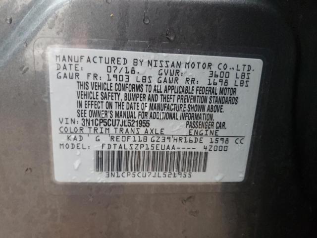 2018 NISSAN KICKS S 3N1CP5CU7JL521955