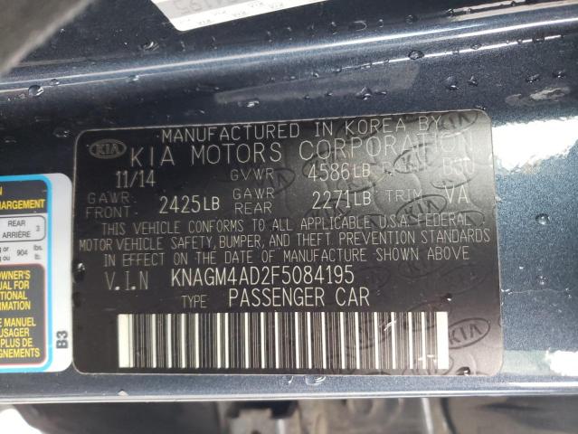 KNAGM4AD2F5084195 KIA OPTIMA HYBRID