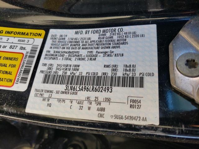 3LN6L5A96LR602493 Lincoln MKZ