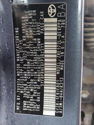 2015 TOYOTA COROLLA EC 5YFBPRHE6FP362311