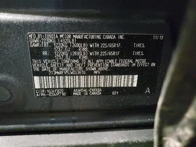 2020 TOYOTA RAV4 LE - 2T3MWRFV5LW053610