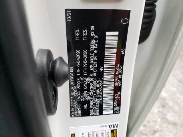 2022 TOYOTA 4RUNNER LI JTEKU5JR2N5996415
