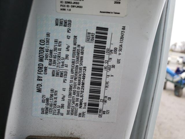2021 FORD TRANSIT CO - NM0LS7E29M1499128