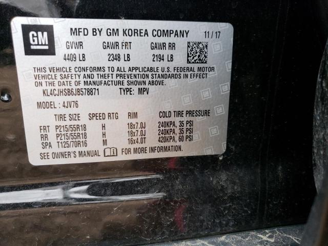 2018 BUICK ENCORE PRE KL4CJHSB6JB578871