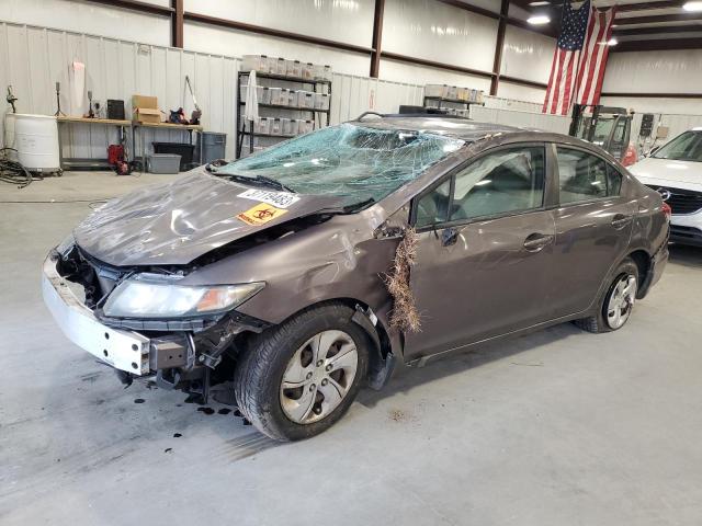 Salvage cars for sale from Copart Byron, GA: 2014 Honda Civic LX