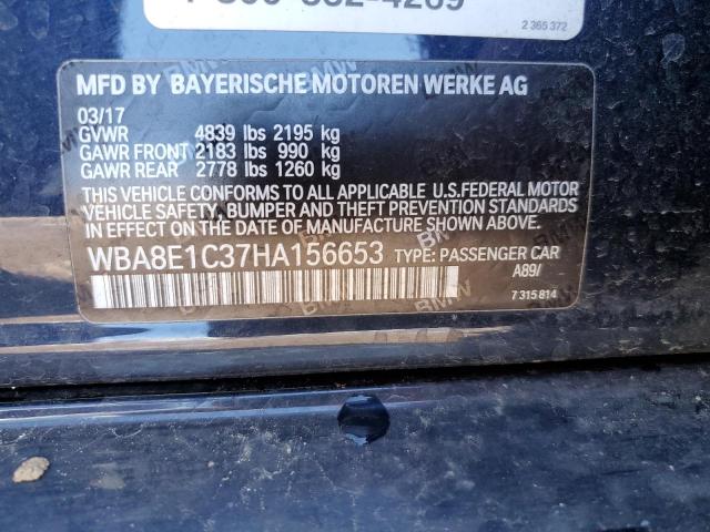 WBA8E1C37HA156653 BMW 330e