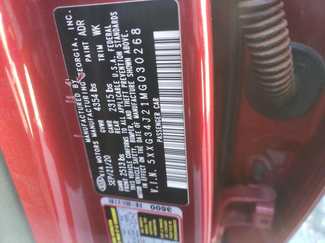 2021 KIA K5 EX - 5XXG34J21MG030268