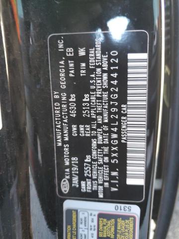5XXGW4L29JG244120 KIA OPTIMA SX