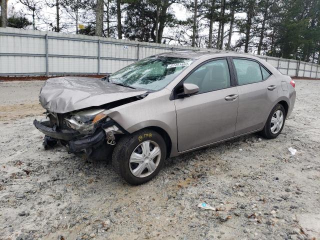 Salvage cars for sale from Copart Loganville, GA: 2015 Toyota Corolla ECO