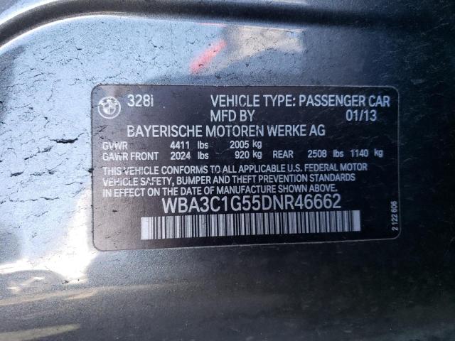 WBA3C1G55DNR46662 BMW 328 I Sulev