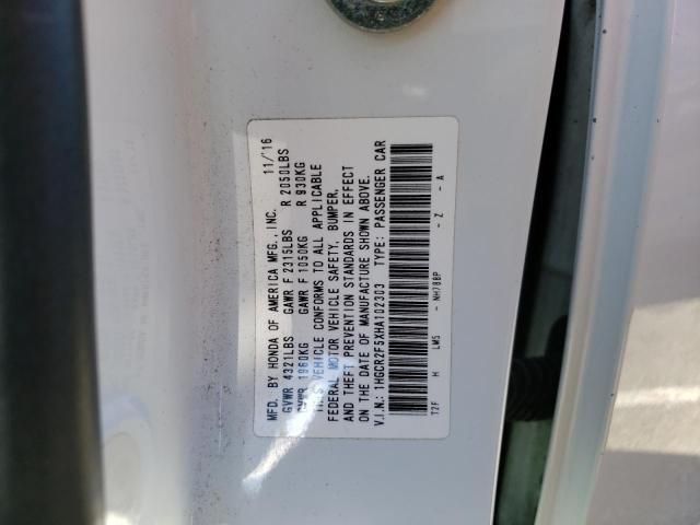 2017 HONDA ACCORD SPO 1HGCR2F5XHA102303