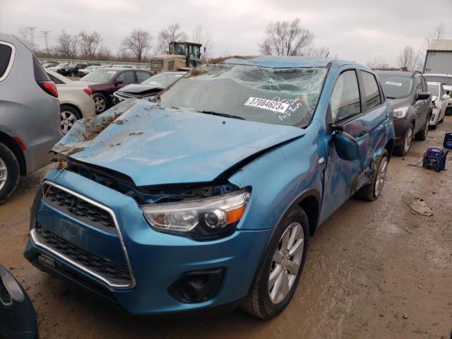 Salvage cars for sale from Copart Dyer, IN: 2014 Mitsubishi Outlander Sport ES