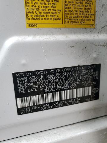 2021 LEXUS LS 500 JTHG5LGF7M5009703