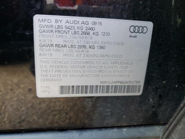 2016 AUDI Q5 WA1L2AFP8GA052766