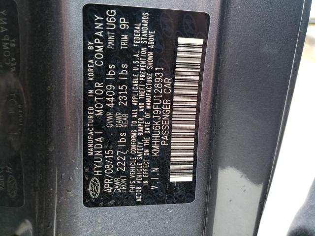 2015 HYUNDAI GENESIS CO - KMHHU6KJ9FU128931