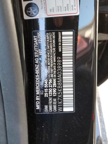 2021 MERCEDES-BENZ AMG GT 43 - W1K7X5KB8MA038989