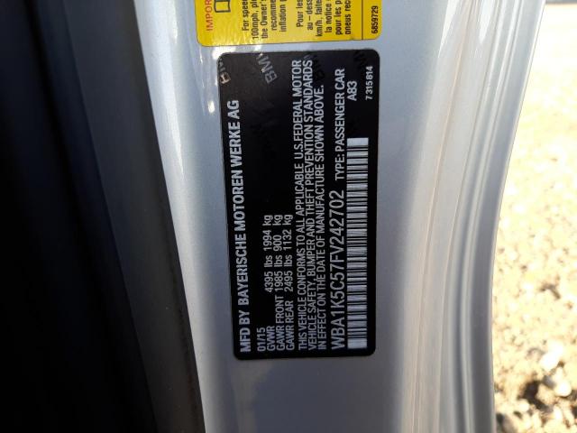 2015 BMW 228 I WBA1K5C57FV242702