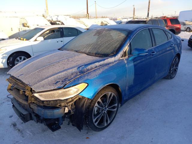 Salvage cars for sale from Copart Anchorage, AK: 2020 Ford Fusion Titanium
