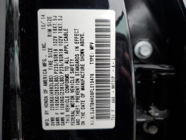 5J8TB4H38FL015478 Acura RDX