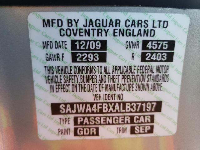 SAJWA4FBXALB37197 Jaguar XK