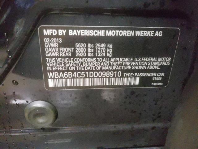 WBA6B4C51DD098910 BMW 650 XI