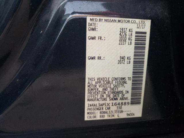 2018 NISSAN ALTIMA 2.5 1N4AL3AP5JC164889