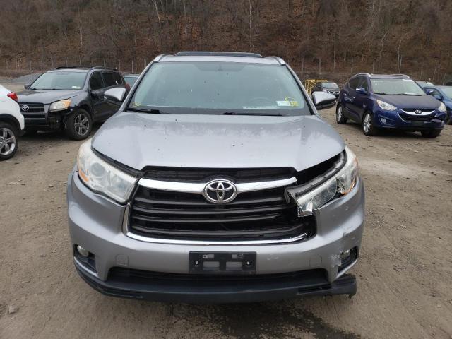 VIN 5TDJKRFH5ES054124 2014 Toyota Highlander, Xle no.5