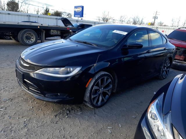 Salvage cars for sale from Copart Walton, KY: 2015 Chrysler 200 S