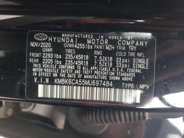 2021 HYUNDAI KONA NIGHT KM8K6CA55MU697484