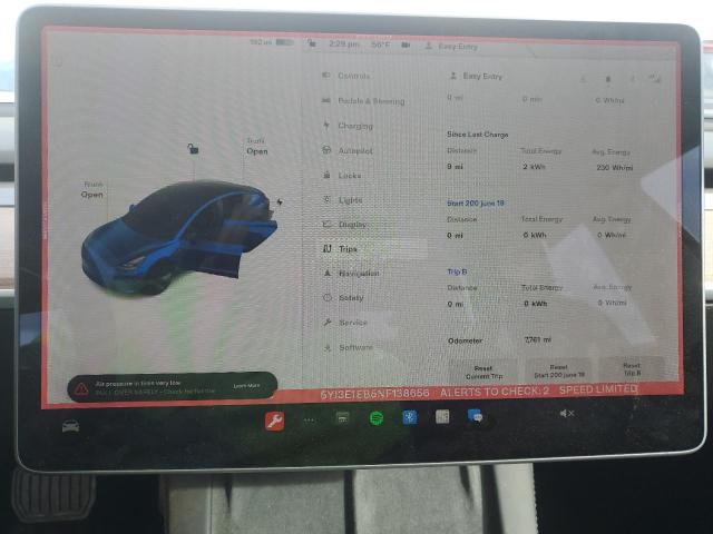 5YJ3E1EB5NF138656 Tesla MODEL 3