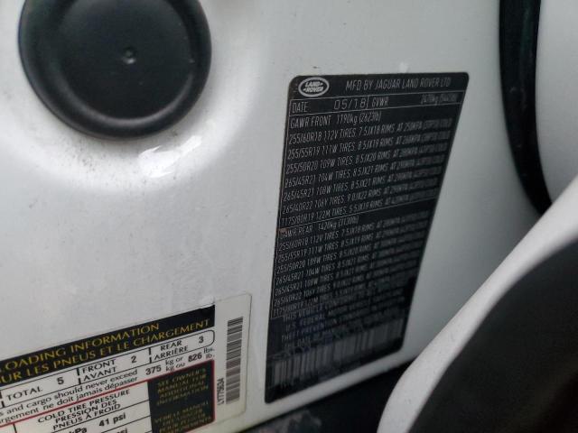 SALYL2RX9JA775634 Land Rover RANGEROVER