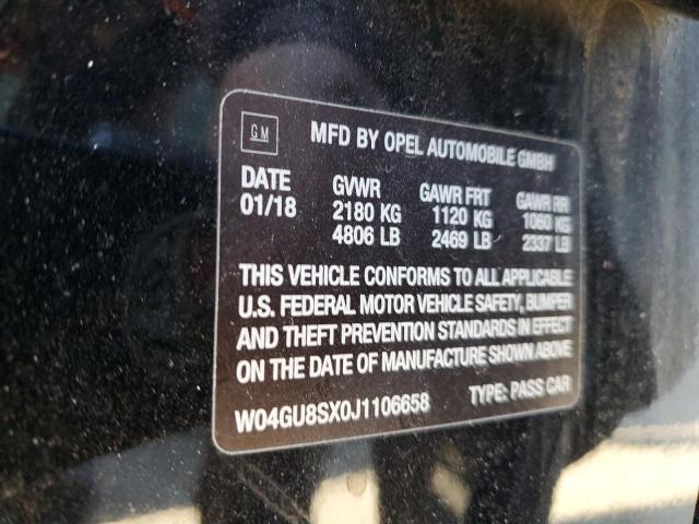 2018 BUICK REGAL TOUR W04GU8SX0J1106658