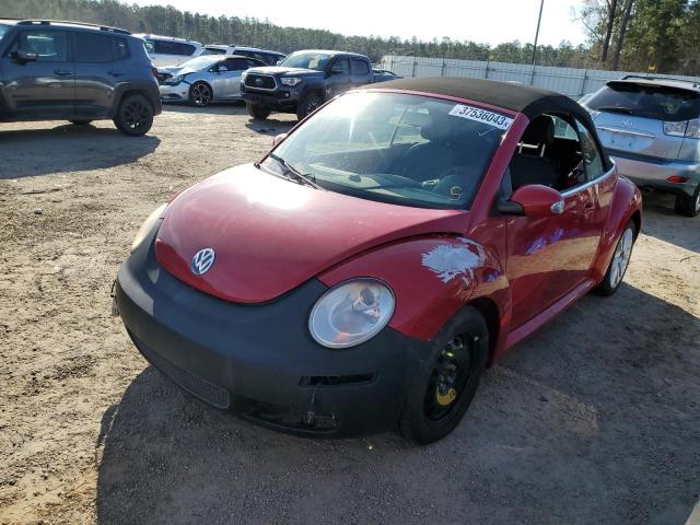 Salvage cars for sale from Copart Harleyville, SC: 2008 Volkswagen New Beetle Convertible SE