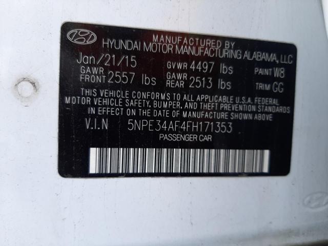 5NPE34AF4FH171353 Hyundai Sonata Sport