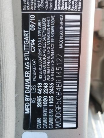 2011 MERCEDES-BENZ C 350 - WDDGF5GB4BR145127