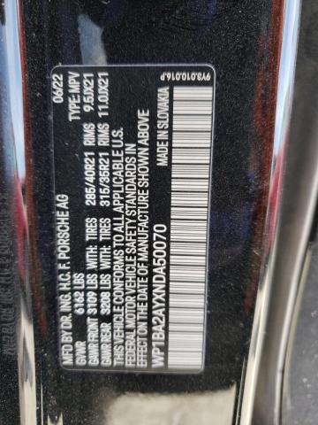 2022 PORSCHE CAYENNE CO - WP1BA2AYXNDA50070