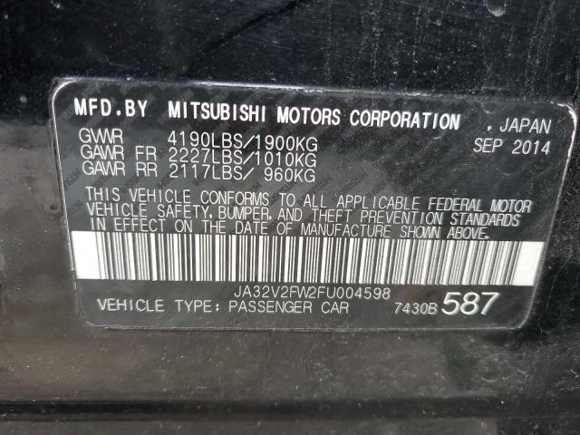 2015 MITSUBISHI LANCER SE JA32V2FW2FU004598