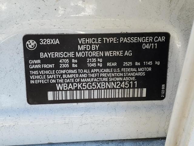 WBAPK5G5XBNN24511 BMW 328 Xi Sulev