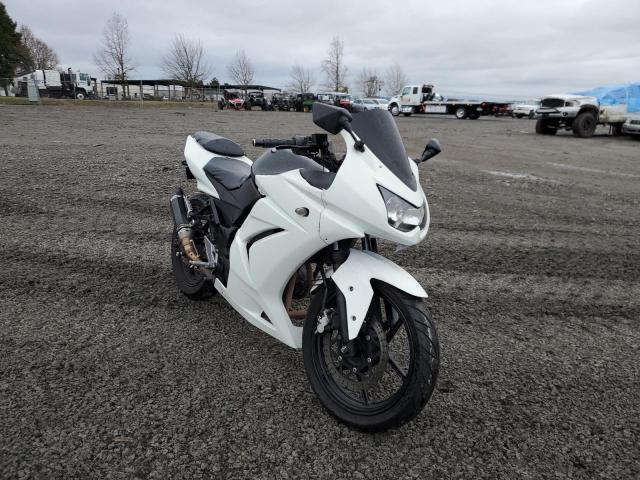 Salvage motorcycles for sale at Eugene, OR auction: 2008 Kawasaki EX250 J