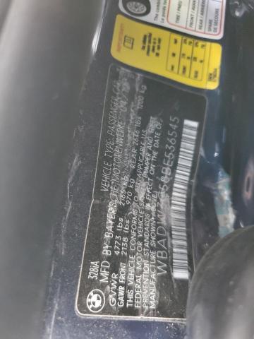 WBADW3C58BE536545 BMW 328 I