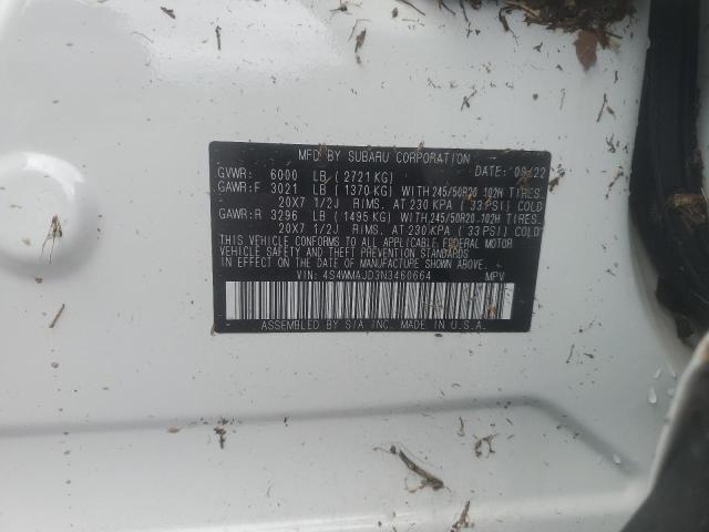 4S4WMAJD3N3460664 Subaru Ascent Onyx Edition