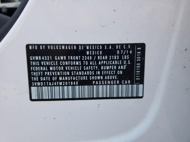 2015 VOLKSWAGEN JETTA SE - 3VWD17AJ4FM201840