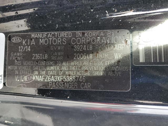 KNAFZ6A3XF5388746 KIA FORTE SX