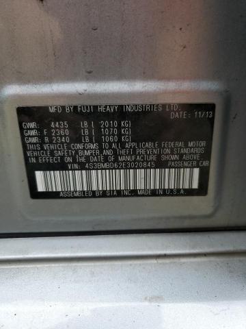 4S3BMBD62E3020845 Subaru Legacy 2.5i Premium